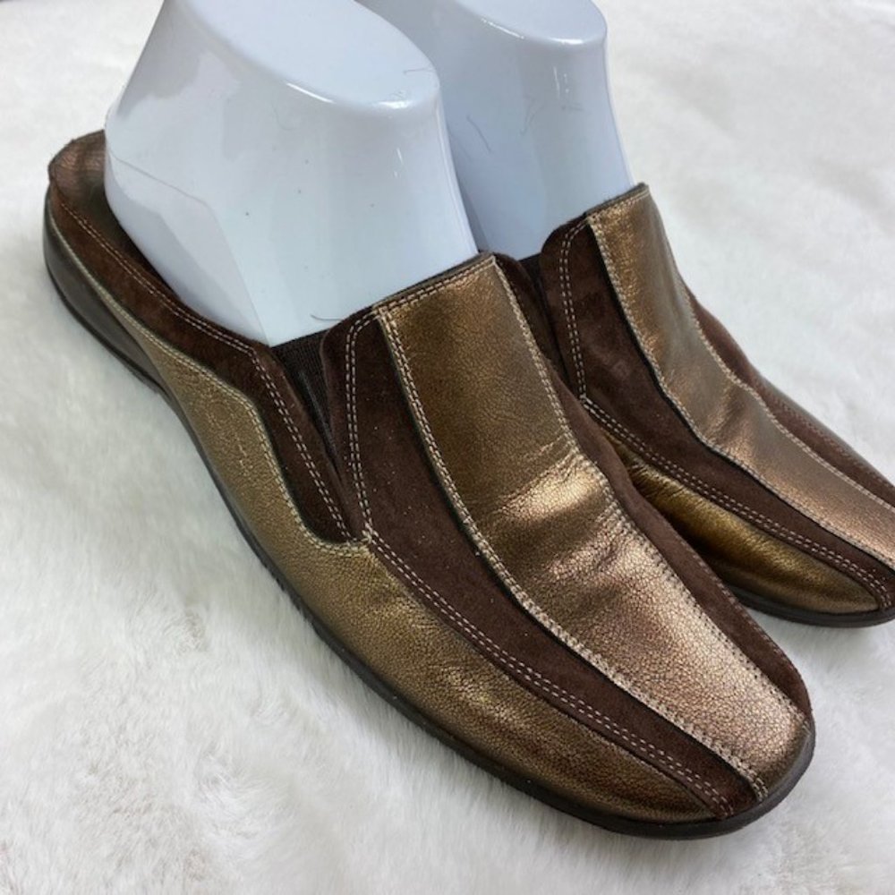 Sesto Meucci Leather Mules, size 9